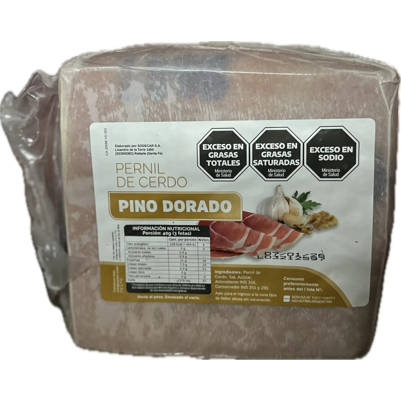 Jamón Crudo 1/2 Horma