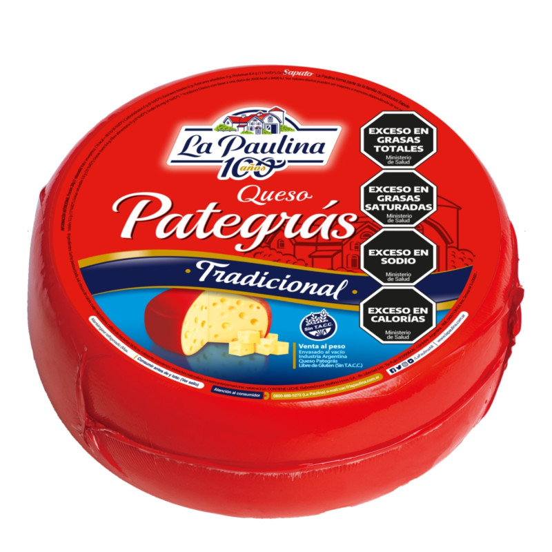 Queso Pategrás Horma 5 kg