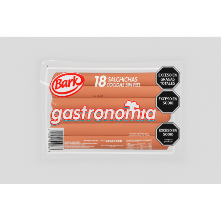 SALCHICHA GASTRONOMICA X 18 UNID