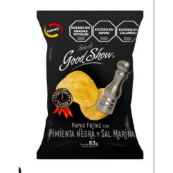 Papas Fritas Pimienta Negra Y Sal Marina