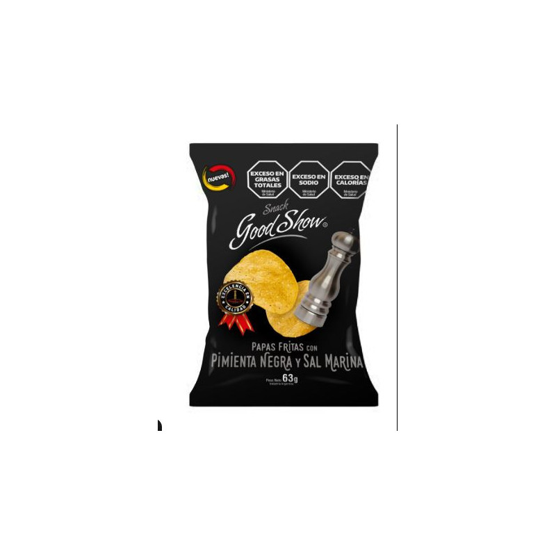 Papas Fritas Pimienta Negra Y Sal Marina