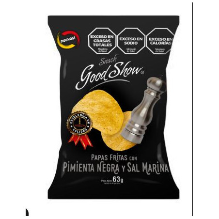 Papas Fritas Pimienta Negra Y Sal Marina