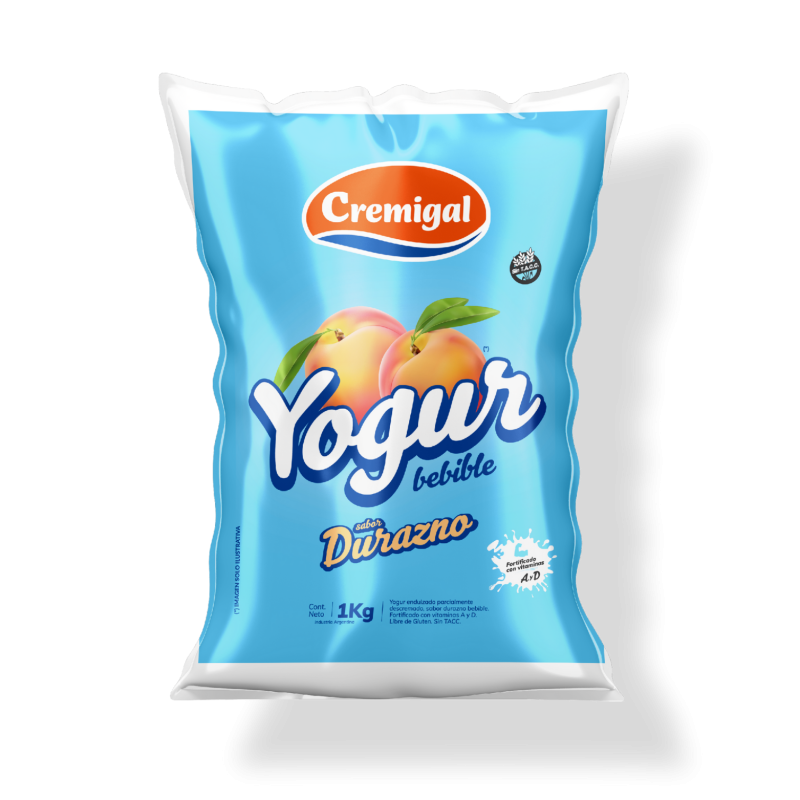 Yogur Bebible Durazno 1 lt