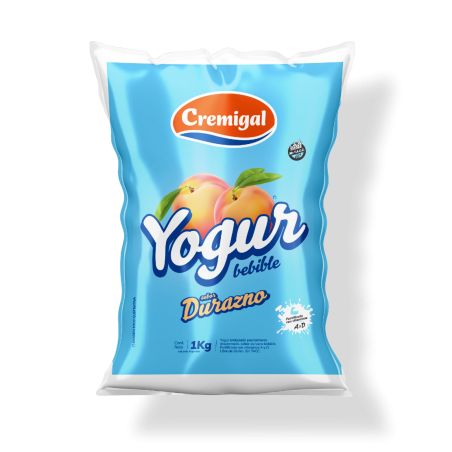 Yogur Bebible Durazno 1 lt