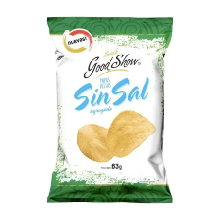 Papas Fritas Sin Sal 63 gr