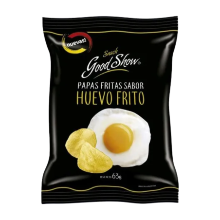 Papas Fritas Sabor Huevo Frito 63 gr