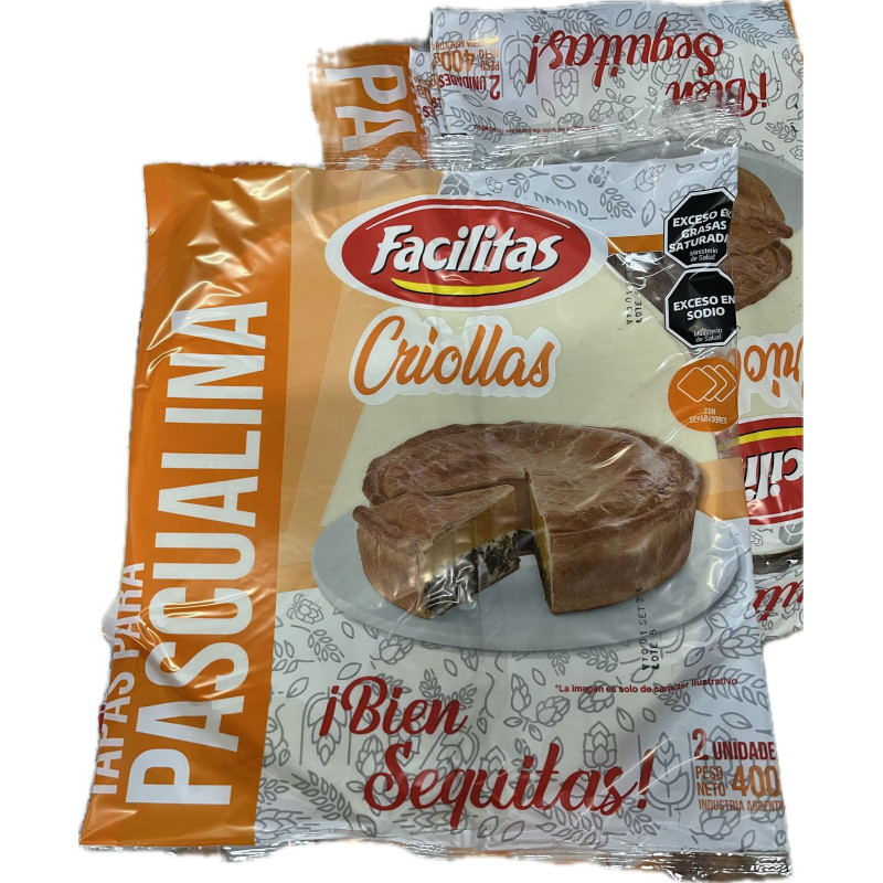 Tapas Pascualina Criolla 400 gr