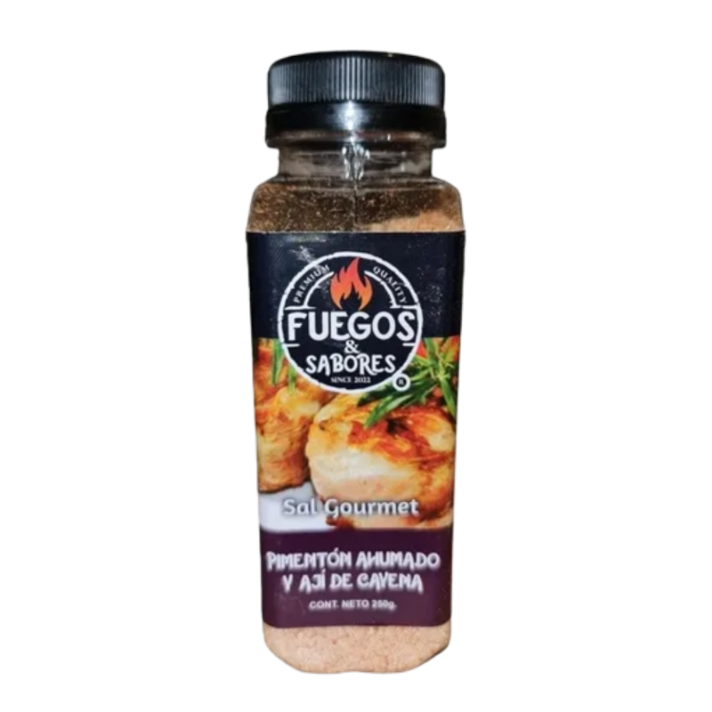 Sal Gourmet Pimentón Ahumado Y Ají Cayena 25 gr