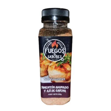 Sal Gourmet Pimentón Ahumado Y Ají Cayena 25 gr