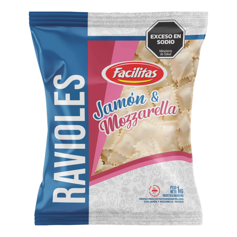 Ravioles Jamón Y Muzzarella 1 kg