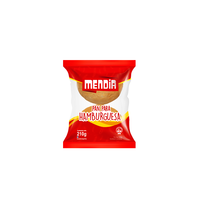 PAN DE HAMBURGUESA X 210GR