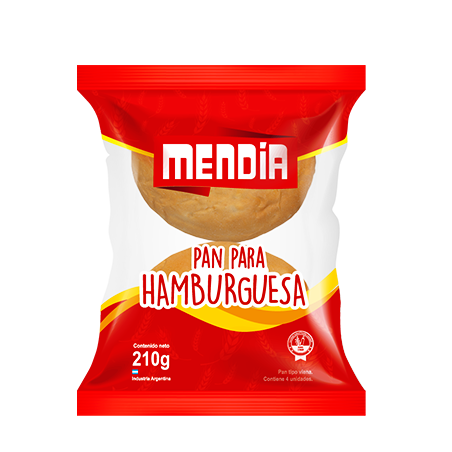 PAN DE HAMBURGUESA X 210GR