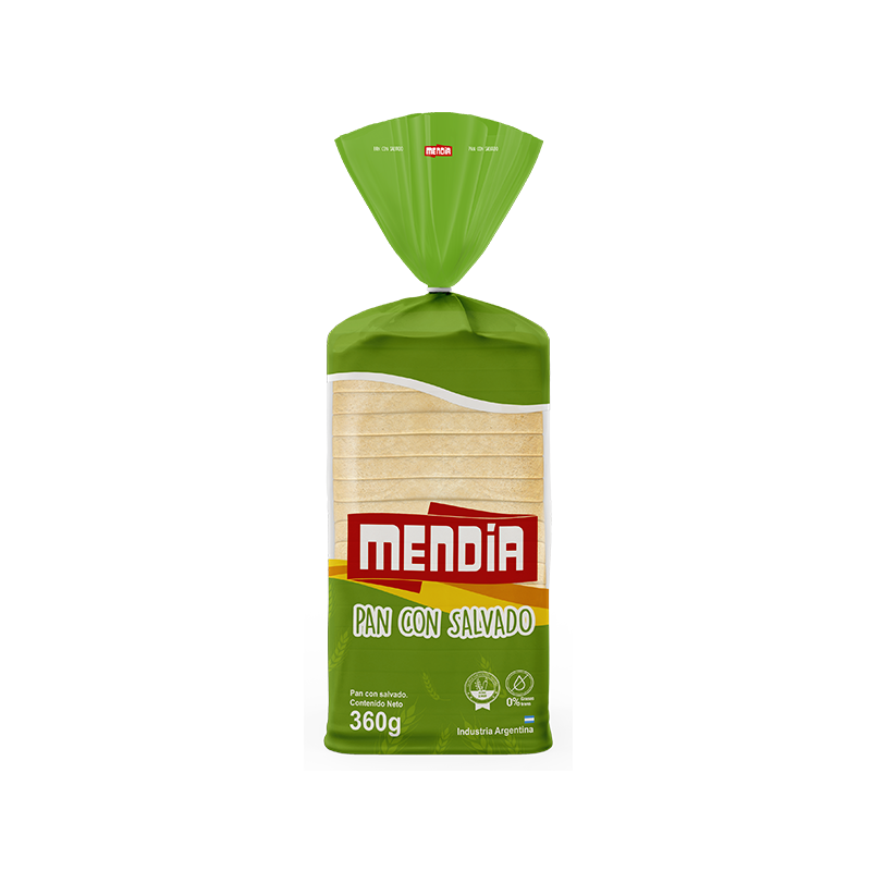 PAN SALVADO X 360 GRS