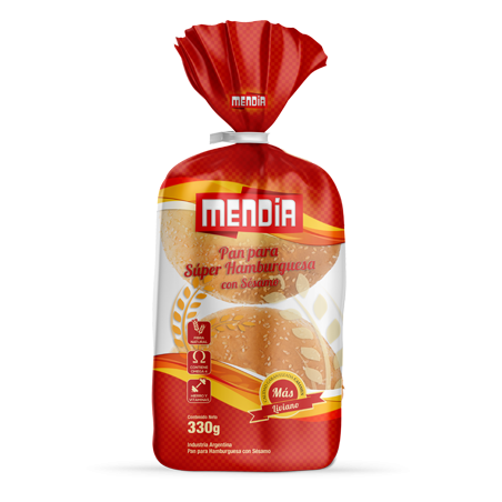 PAN SUPER HAMBURGUESA X 350GRS