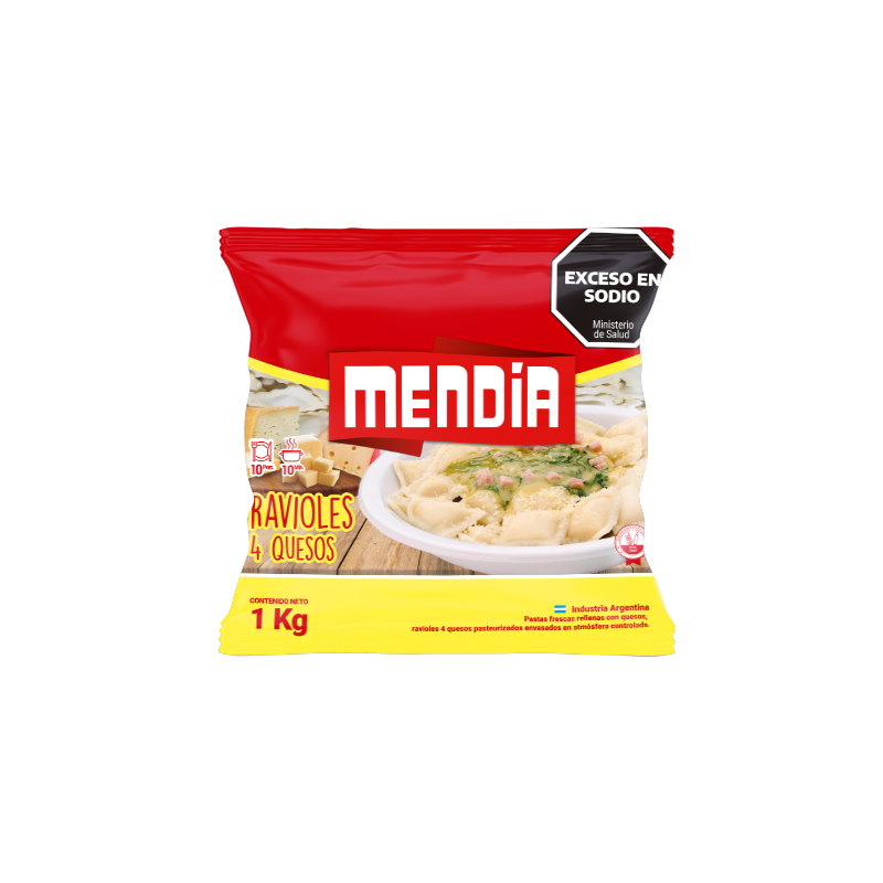 RAVIOL 4 QUESOS 1KGS