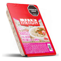 RAVIOL JAMON Y MUZZA 500GRS