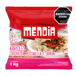 RAVIOL RICOTA MUZZARELLA Y JAMON 1KG