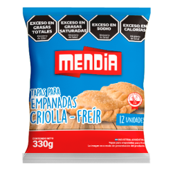 MENDIA TAPA EMPANADA FREIR CRIOLLA X 300GRS