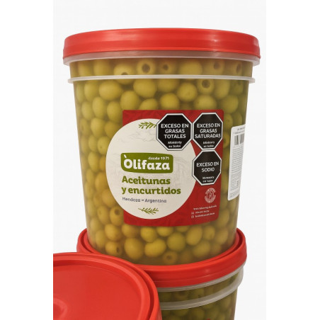 ACEITUNA VERDE DESC N°0 BALDE 4KG