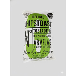 Delicel chiptoast arvejas x 110grs
