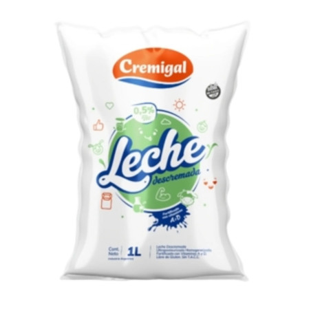 Leche Descremada Sachet 1 lt