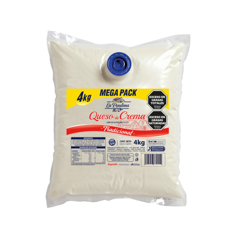 Queso Crema Pouch 4 kg
