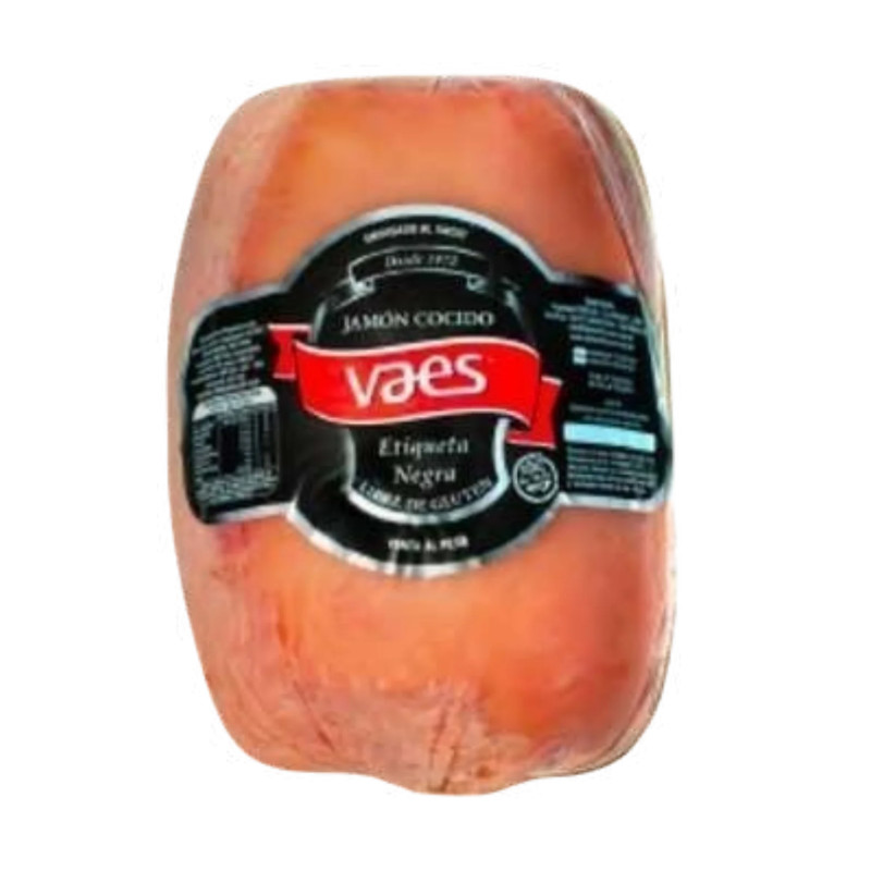 Jamón Cocido Etiqueta Negra Con Cuero