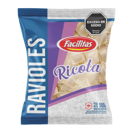 Ravioles de Ricota 500 gr