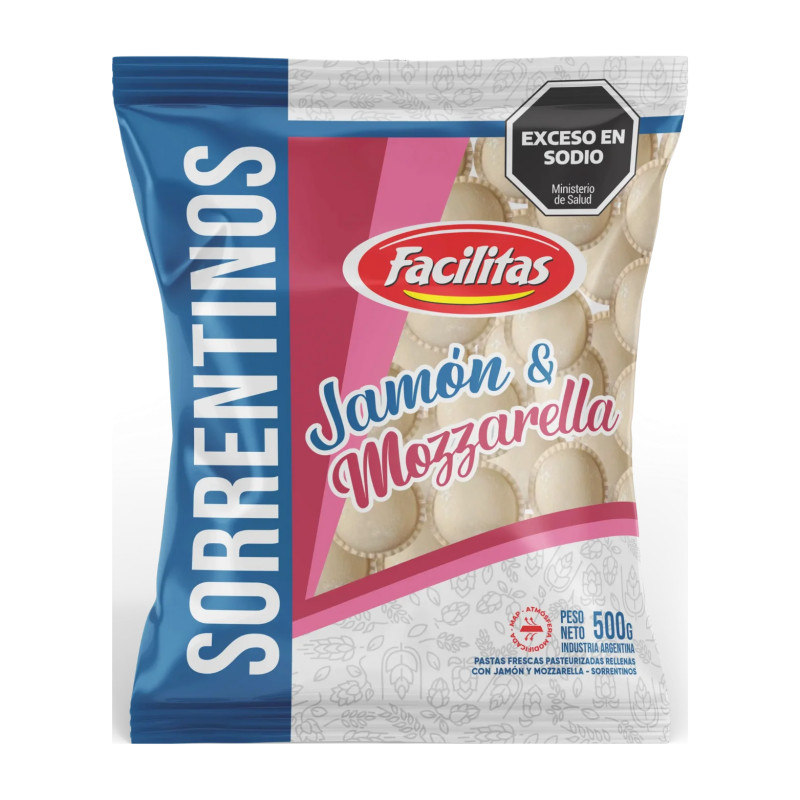 Sorrentinos de Jamón 500 gr