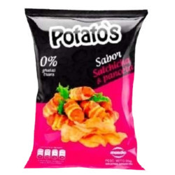 Papas Fritas Salchicha Y Panceta 70 gr