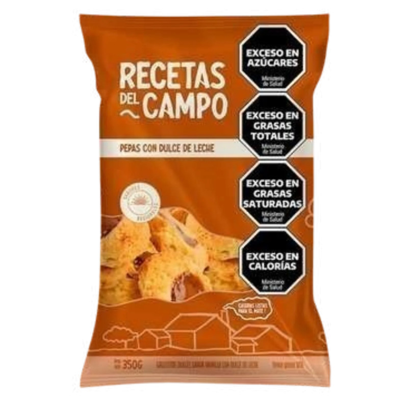Pepas Con Dulce de Leche 350 gr