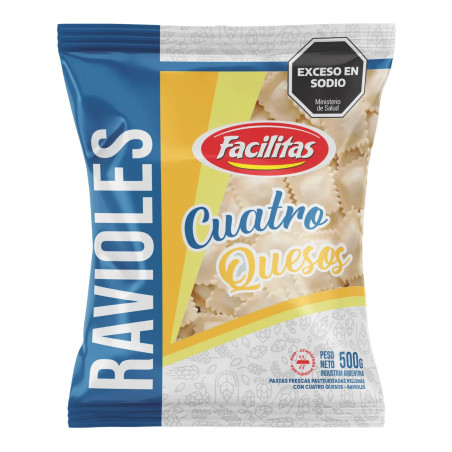 Ravioles 4 Quesos 500 gr