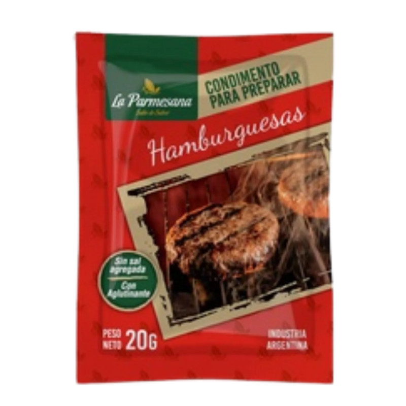 Condimento Para Hamburguesa 20 gr