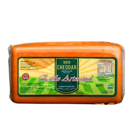 Queso Cheddar Barra Horma 3.5kg