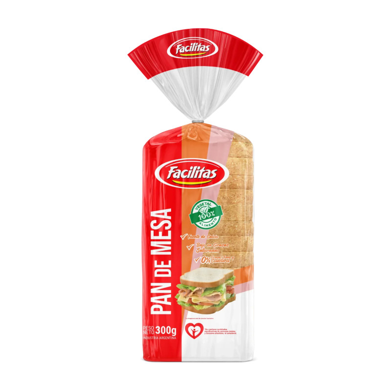 Pan de Mesa Blanco 300 gr