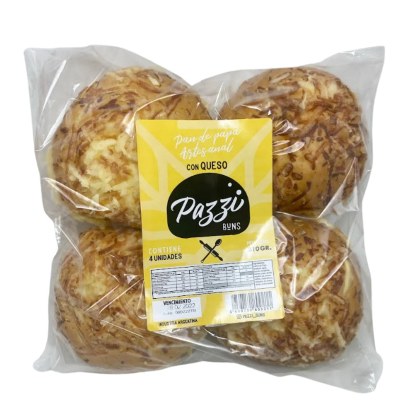 Pan de Papa Queso 4 x 350 gr