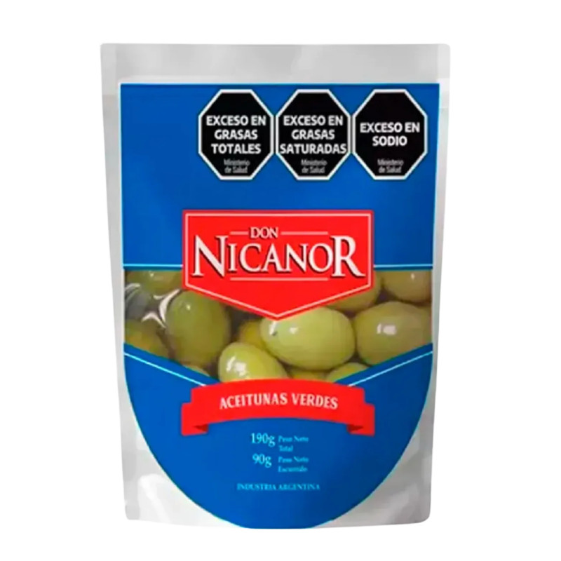 Aceituna Verde Doypack 90 gr