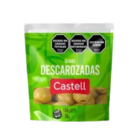 Aceituna Verde Descarozada Doypack 80 gr
