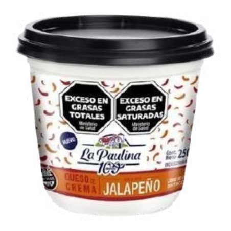 Queso Crema Jalapeño 250 gr