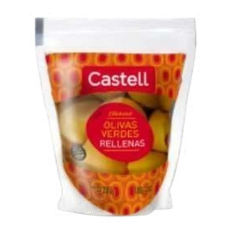 Aceituna Verde Rellena Doypack 90 gr