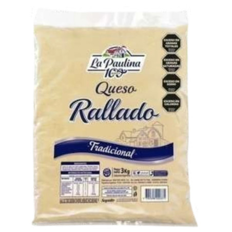 Queso Ralladito x 3 kg