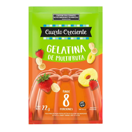 Gelatina Sin Azúcar Multifruta 22 G