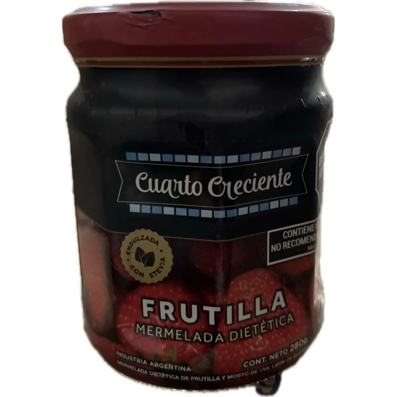 Mermelada Stevia Frutilla 280 gr